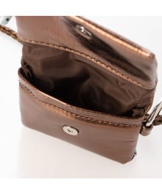 UNBILLION カシュカシュ cachecache / メタリックニットスマホショルダーバッグ