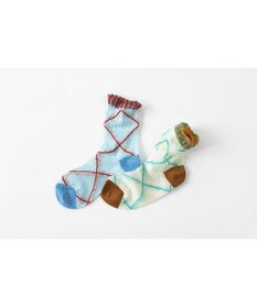 TRICOTE クロスチェックソックス