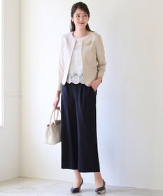 ANY SIS 【洗える】レイヤードレース ブラウス