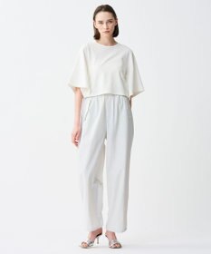 uncrave ダブルフェイスジャージー ハンカチスリーブトップス