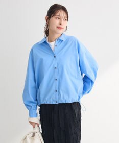 Green Parks イージーケア裾ドロストシャツ