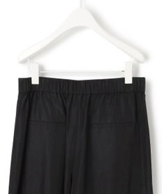 ICB L 【接触冷感・UVケア・速乾・洗える】シルクエステルタフタ ワイドパンツ
