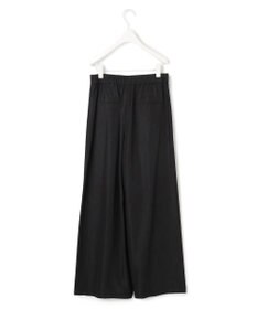 ICB L 【接触冷感・UVケア・速乾・洗える】シルクエステルタフタ ワイドパンツ