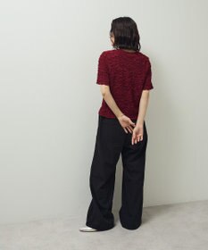 Green Parks 表面感カット５分袖プルオーバー