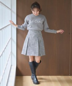 Feroux 【洗える】レタードロゴ プルオーバーニット