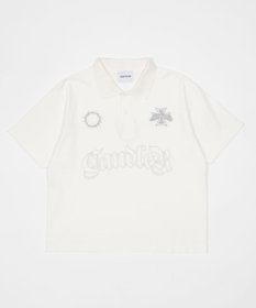 WEGO 【ユニセックス着用ITEM】ブリーチグラフィックポロシャツ（SS）