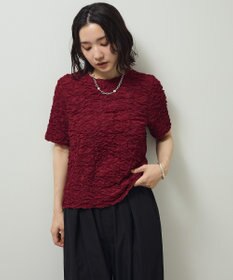 Green Parks 表面感カット５分袖プルオーバー