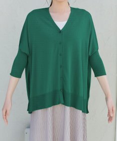 Tiaclasse L 軽やかニットドルマンカーディガン