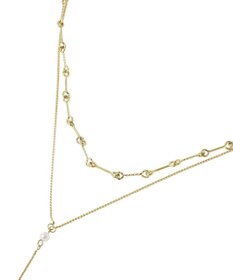 Green Parks 【ステンレス】Ｙ字２連ネックレス