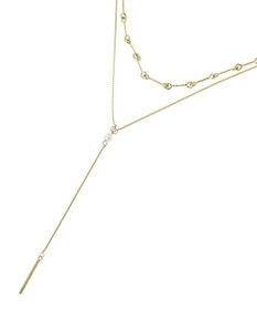 Green Parks 【ステンレス】Ｙ字２連ネックレス