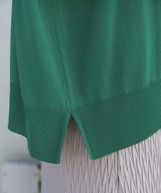 Tiaclasse L 軽やかニットドルマンカーディガン