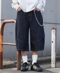 WEGO 【SMLサイズ展開】チェーン付きバルーンショーツ