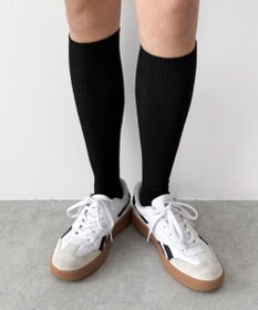 WEGO ローゲージゆるリブハイソックス