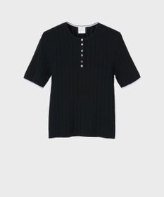Paul Smith 【洗える】リブアイレット 半袖ニット