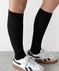 WEGO ローゲージゆるリブハイソックス