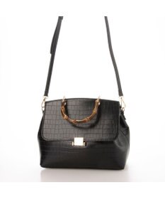 UNBILLION cachecache バンブーハンドルフラップショルダー