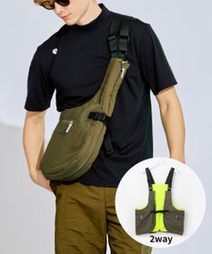 PW CIRCULUS 【GOLF OUT掲載アイテム】【着用可能BAG】【UNISEX】2WAY ウェアラブルバッグ  ゴルフ