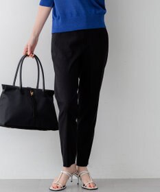 23区 【先行予約/CanCam掲載】リネンレーヨンストレッチ テーパード パンツ