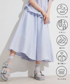 steppi 【洗える】バックルベルト サンダル グレー