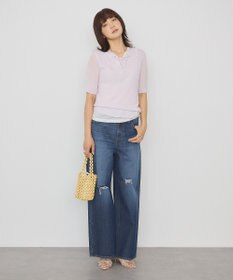 AMERICAN HOLIC 【2点セット】シアーリブヘンリーネックニット＋タンクトップ