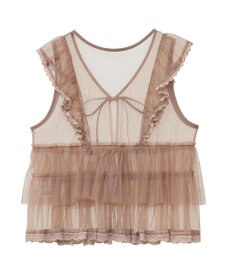 Green Parks ・ＥＬＥＮＣＡＲＥ　ＤＵＥ　チュールラッフルベスト