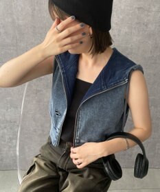 WEGO ヴィンテージウォッシュWジップN／Sパーカー