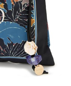 TOPKAPI 【TREASURE TOPKAPI】マイルドサテン スカーフ柄 巾着 トート バッグ