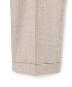 J.PRESS MEN 【J.PRESS ORIGINALS】Hight Twist Hopsack Spindle New Piped Stem Slacks / Japan Made