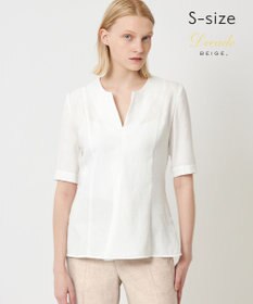 BEIGE， 【S-size】CAROLE / ペプラムブラウス