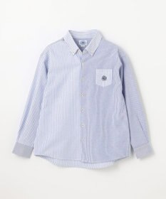 J.PRESS KIDS 【140-170cm】オックスフォード ストライプコンビシャツ