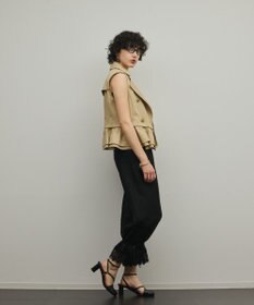 GRACE CONTINENTAL ペプラムトレンチベスト