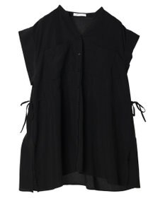 Green Parks ウエストドロストフレンチスリーブチュニック