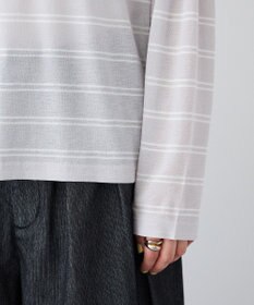 CRAFT STANDARD BOUTIQUE シアーボーダーヘンリーネックロンT