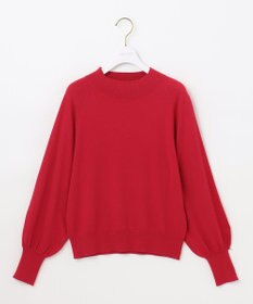 ANY SIS 【洗える】カシミヤブレンドパフ袖 ニット