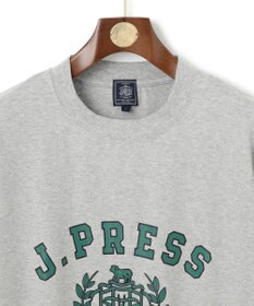 J.PRESS MEN 【J.PRESS ORIGINALS】【UNISEX】Cotton Jersey CRST Logo T-shirt