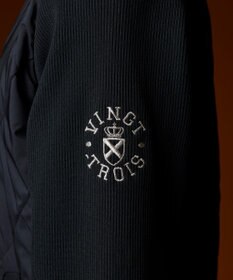 23区GOLF 【WOMEN】中綿キルトプルオーバー 着脱楽ちん 便利なポケット付 1枚で決まる