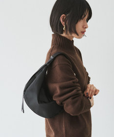 ナイロンラウンドショルダーバッグ (CE-1327-WEB) / russet