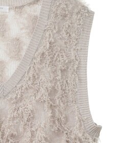 Green Parks フリンジニットベスト