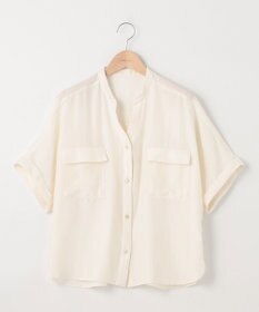 SHARE PARK LADIES 【洗える】ドルマンスリーブサテンシャツ