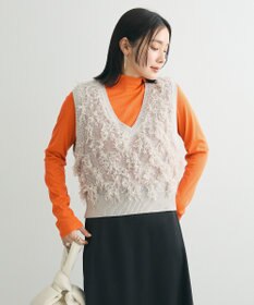 Green Parks フリンジニットベスト