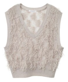 Green Parks フリンジニットベスト