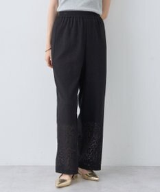 earth music&ecology レースイージーパンツ