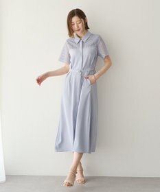 YECCA VECCA レース切替ワンピース