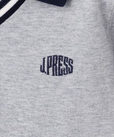 J.PRESS KIDS 【110-130cm】40/2天竺襟付き Vネック ポロシャツ