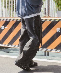 WEGO マルチポケットデニムパンツ