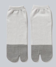 WHITE MAILS 【UNISEX】PAPER COLOR BLOCK TABI ANKLE ソックス