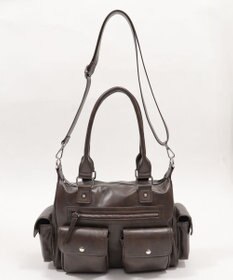 WEGO ポケットデザインボストンショルダー