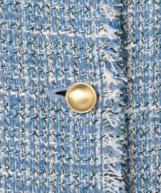 自由区 ファンシーノットツイード ジレ