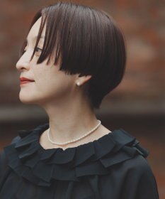 #Newans 【前後着用可能】【高山都さんコラボ】ビッグカラー２WAYブラウス