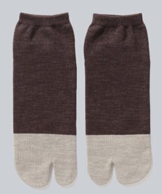 WHITE MAILS 【UNISEX】PAPER COLOR BLOCK TABI ANKLE ソックス